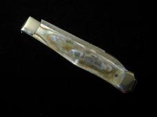 Titusville Cutlery Black Lip Pearl Lexingtonian Coffin Jack Damascus Knife 1 of 15 COA USA Made