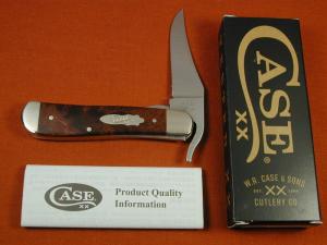 Case xx Smooth Brown Maple Burl Wood Russlock Knife 64068 USA Made NIB 71953L SS 2023