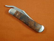 Case xx Smooth Brown Maple Burl Wood Russlock Knife 64068 USA Made NIB 71953L SS 2023