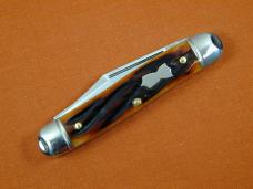 Great Eastern Cutlery GEC Amber Worm Groove India Bone Lil Cowboy Stockman Knife NIT 661225 Made USA