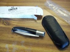 A.G.A. Campolin Pattada Scarce Italian Automatic Brazilian Horn UNUSED W/Pouch & Box