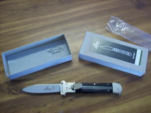 Hubertus Knife Shellpuller Patronenzieher Solingen Large Size 11 Exotic Black Ebonywood UNUSED NIB.