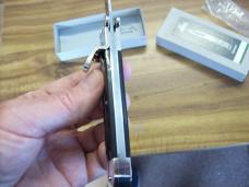 Hubertus Knife Shellpuller Patronenzieher Solingen Large Size 11 Exotic Black Ebonywood UNUSED NIB.
