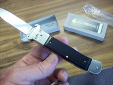 Hubertus Knife Shellpuller Patronenzieher Solingen Large Size 11 Exotic Black Ebonywood UNUSED NIB.