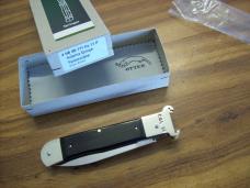 Hubertus Knife Shellpuller Patronenzieher Solingen Large Size 11 Exotic Black Ebonywood UNUSED NIB.