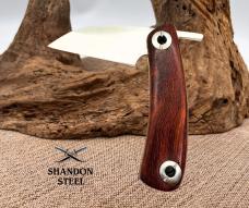 Sheepsfoot Folding Hunting Knife Tactical Survival Camping D2 Steel Wood Handle