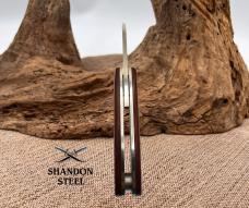 Sheepsfoot Folding Hunting Knife Tactical Survival Camping D2 Steel Wood Handle
