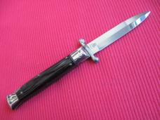 NEW ARMANDO BELTRAME HORN Swing Guard Bayonet Blade ITALIAN STILETTO Knife