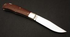 Great Eastern Cutlery #42 Missouri Trader Lockback Brown Burlap Micarta GEC 421125LB