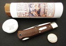 Great Eastern Cutlery #42 Missouri Trader Lockback Brown Burlap Micarta GEC 421125LB