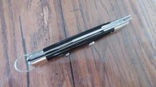 VERY RARE RIZZUTO ESTILETO Milano Stainless Steel Tang Stamp 10-3/4" LOCK BACK Switchblade MINT !