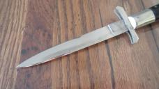 VERY RARE RIZZUTO ESTILETO Milano Stainless Steel Tang Stamp 10-3/4" LOCK BACK Switchblade MINT !