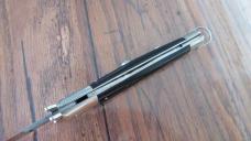 VERY RARE RIZZUTO ESTILETO Milano Stainless Steel Tang Stamp 10-3/4" LOCK BACK Switchblade MINT !