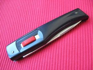Vintage Italian Collini Flylock Slide Button "INOX PATENT" Switchblade Knife