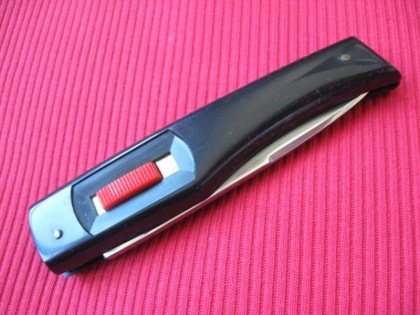 Vintage Italian Collini Flylock Slide Button "INOX PATENT" Switchblade Knife