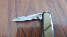 VERY RARE c. 1800's EDWARD ZINN Germany Two Blade Assisted Pull GADGET Knife w/Original Knife Purse