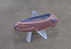 Kershaw Mini Natrix Sub-Frame Lock Knife Copper D2 Blade - New