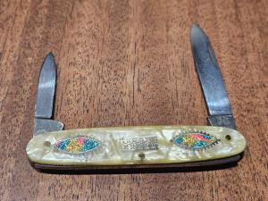 Frank Buster - Fightn Rooster - EE Senator "Stained Glass" Fancy Pen Knife- 1976-1982 - Solingen