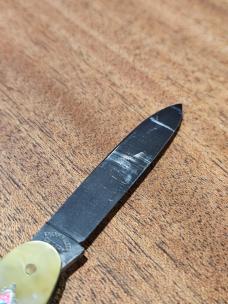 Frank Buster - Fightn Rooster - EE Senator "Stained Glass" Fancy Pen Knife- 1976-1982 - Solingen