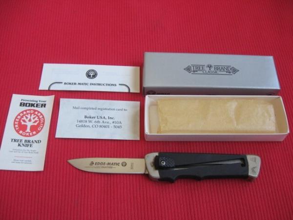  Vintage BOKER Edge-Matic PANTHER Knife Original Solingen Germany - MIB !!!	 