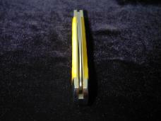 Cooper Cutlery Yellow Jigged Bone Wharncliffe Trapper Knife NIB Made in USA 5119YJBW