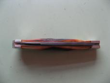   DANIELS FAMILY KNIFE BRANDS-TITUSVILLE CUTLERY-LEXINGTONIAN-AMBER STAG DAMASCUS