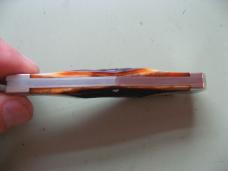   DANIELS FAMILY KNIFE BRANDS-TITUSVILLE CUTLERY-LEXINGTONIAN-AMBER STAG DAMASCUS
