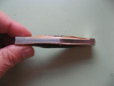   DANIELS FAMILY KNIFE BRANDS-TITUSVILLE CUTLERY-LEXINGTONIAN-BURNT STAG DAMASCUS