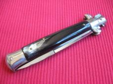 Vintage 1950's Picklock 9" Italian STILETTO Horn Switchblade Knife - Like New