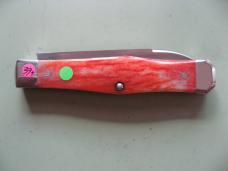   DANIELS FAMILY KNIFE BRANDS-TITUSVILLE CUTLERY-LEXINGTONIAN-VELVET CAKE GIRAFFE BONE