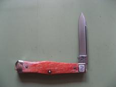   DANIELS FAMILY KNIFE BRANDS-TITUSVILLE CUTLERY-LEXINGTONIAN-VELVET CAKE GIRAFFE BONE