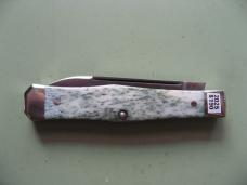   DANIELS FAMILY KNIFE BRANDS-TITUSVILLE CUTLERY-LEXINGTONIAN-DUBLIN GREEN GIRAFFE BONE