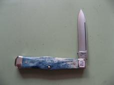   DANIELS FAMILY KNIFE BRANDS-TITUSVILLE CUTLERY-LEXINGTONIAN-OLYMPIC BLUE GIRAFFE BONE