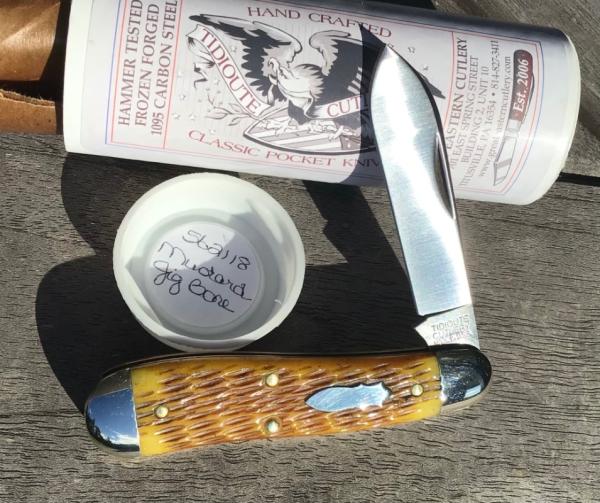 Great Eastern Cutlery 562118 Bird Dog Mustard Jig Bone Reverse Dog Leg 1 of 206 Great Eastern Cutlery 562118 Bird Dog Mustard Jig Bone Reverse Dog Leg 1 of 206