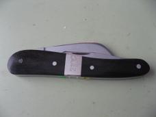   DANIELS FAMILY KNIFE BRANDS-TITUSVILLE CUTLERY-ROOSTER COMB-EBONY WOOD