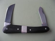   DANIELS FAMILY KNIFE BRANDS-TITUSVILLE CUTLERY-ROOSTER COMB-EBONY WOOD