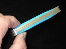 Case xx Caribbean Blue Sawcut Bone Trapper Knife 25592 USA Made 2025 6254 SS