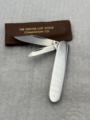 Kaylan Syracuse NY USA Vintage Stainless Steel 2 Blade Pocket Knife (14)