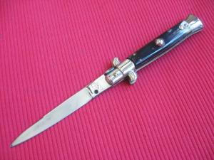 Vintage TRANSITIONAL 1960's Italian "O.J.D. Rostfrei" STILETTO Switchblade Knife
