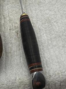 Marbles Gladstone Michigan USA Vintage Fixed Blade Hunting Knife With Sheath (5)