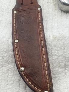 Marbles Gladstone Michigan USA Vintage Fixed Blade Hunting Knife With Sheath (5)