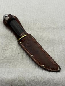 Marbles Gladstone Michigan USA Vintage Fixed Blade Hunting Knife With Sheath (5)