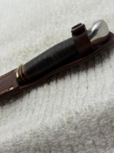 Marbles Gladstone Michigan USA Vintage Fixed Blade Hunting Knife With Sheath (5)