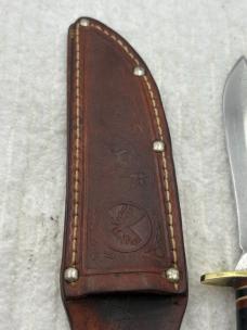 Marbles Gladstone Michigan USA Vintage Fixed Blade Hunting Knife With Sheath (5)