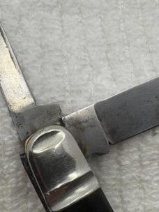 E, Dohmstrick Vintage Cork Screw & 2 Blade Pocket Knife (67)