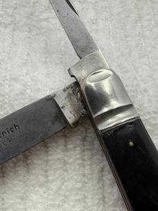 E, Dohmstrick Vintage Cork Screw & 2 Blade Pocket Knife (67)