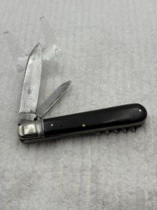 E, Dohmstrick Vintage Cork Screw & 2 Blade Pocket Knife (67)