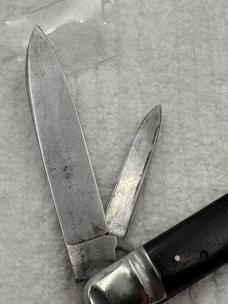 E, Dohmstrick Vintage Cork Screw & 2 Blade Pocket Knife (67)