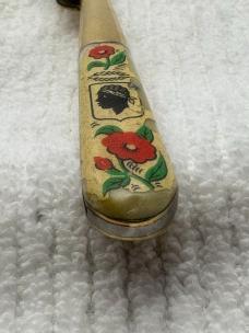 Vintage Made In France 1 Blade Pocket Knife Decorative Flowered Handle (120)
