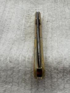 Vintage Made In France 1 Blade Pocket Knife Decorative Flowered Handle (120)